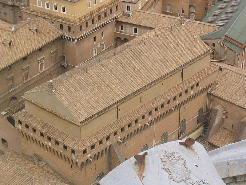 The Sistine Chapel seen from the top